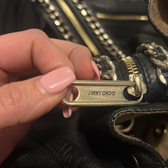 Jimmy Choo black leather backpack - Picture 7 of 11